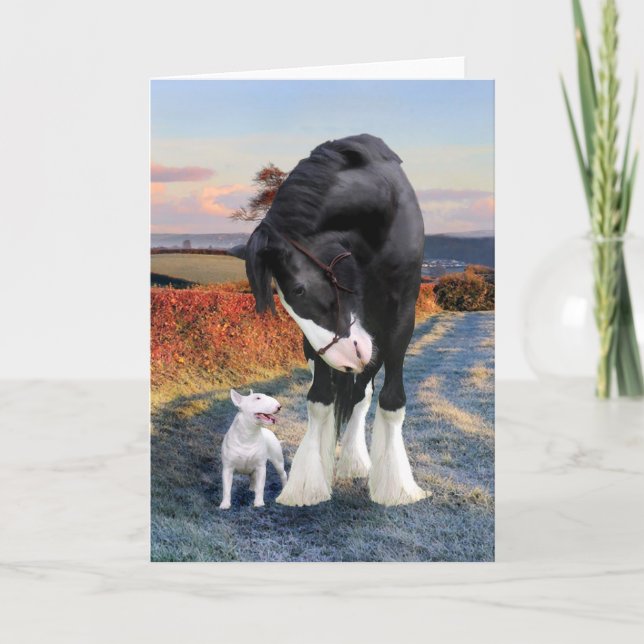 Cartão Saudável "Ollie & Blackbird" (Frente)