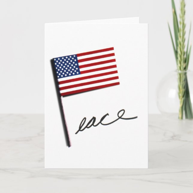 Cartão Saudável "Paz" (Frente)