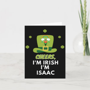 Cartão Saúde Eu Sou Irlandês Eu Sou Isaac