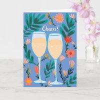Saúde! Felicitações às Flores de Champanhe de Vinh