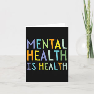 Cartão Saúde Mental É Saúde Mental Consciência