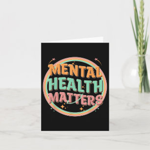 Cartão Saúde Mental Humana E Consciência Mental Humana