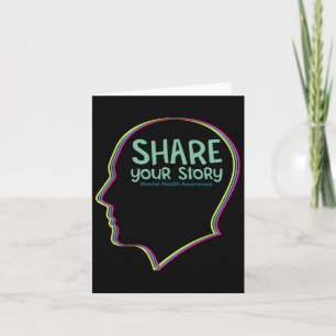 Cartão Saúde Mental Sensibilização Depressão Suicídio Pre