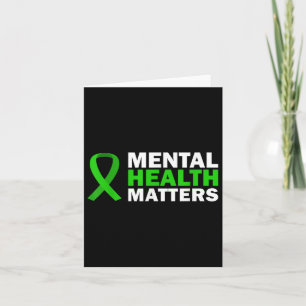 Cartão Saúde Mental Sensibilização Solidariedade Fita Ver