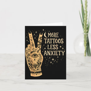Cartão Saúde mental tatuada mama tatuagem mais tatuagens