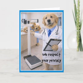Cartão Scale Privacy in a Crowd  Get Well Card  SCD-1