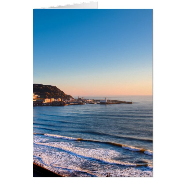 Cartão Scarborough Coastline (Frente)