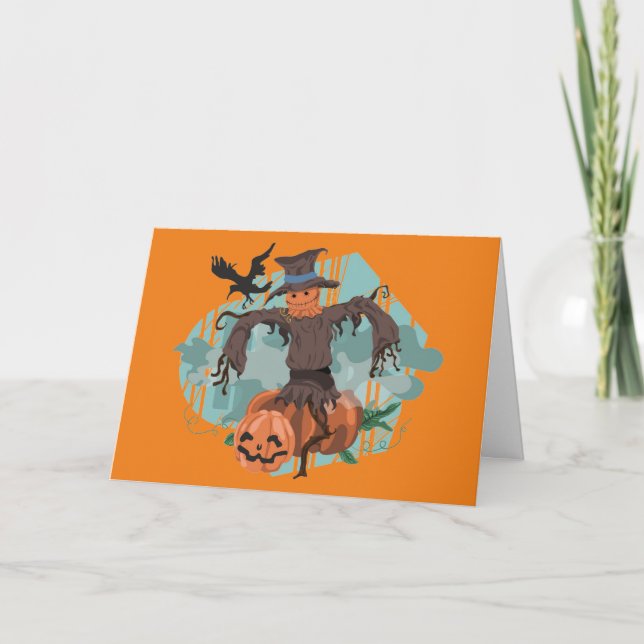 Cartão Scarecrow And Friends (Frente)