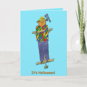 Cartão Scarecrow Halloween Card