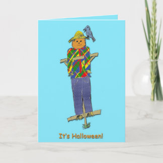 Cartão Scarecrow Halloween Card
