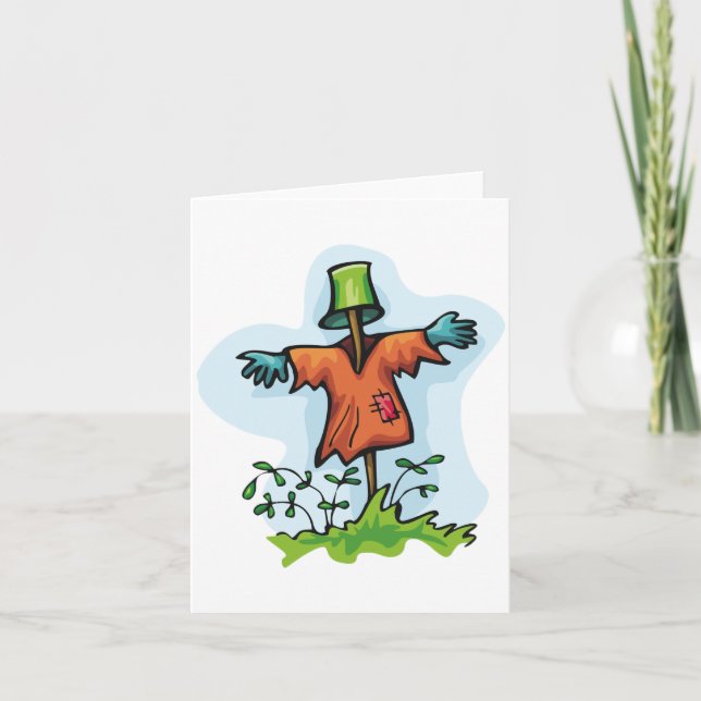 Cartão Scarecrow Note Cards (Frente)