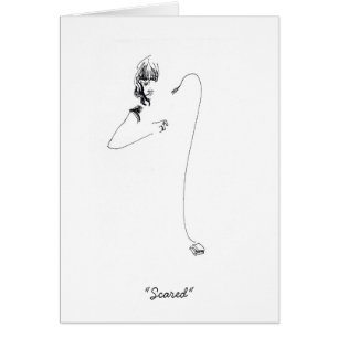 Cartão Scared