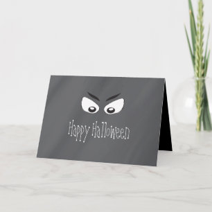 Cartão Scary Spooky Eyes