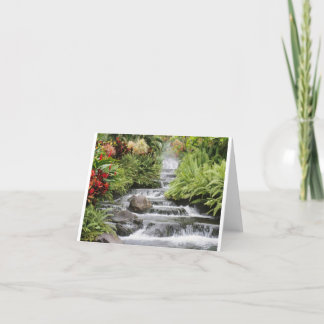 Cartão Scenic waterfall Greeting Card