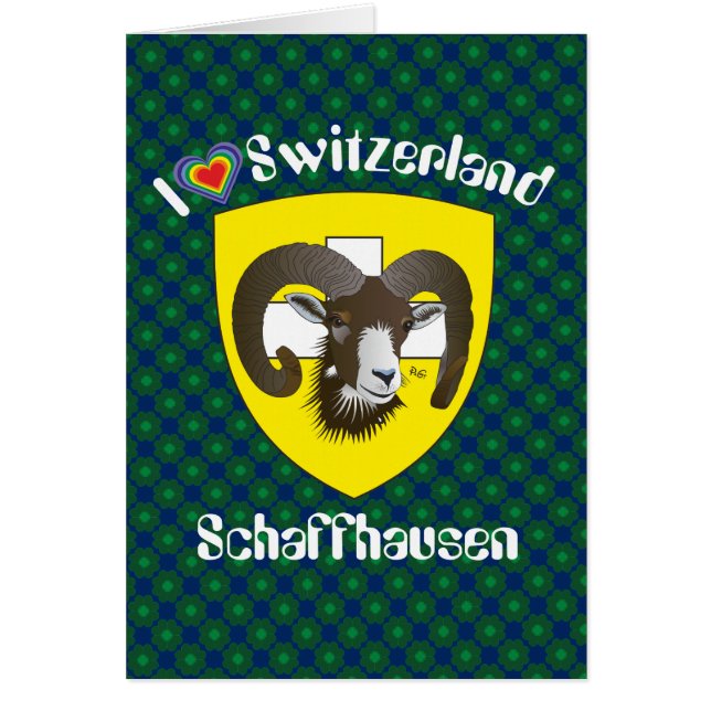 Cartão Schaffhausen Schweiz Suisse Svizzera Grusskarte (Frente)