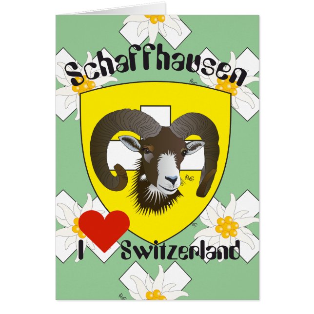 Cartão Schaffhausen Schweiz Suisse Svizzera Grusskarte (Frente)
