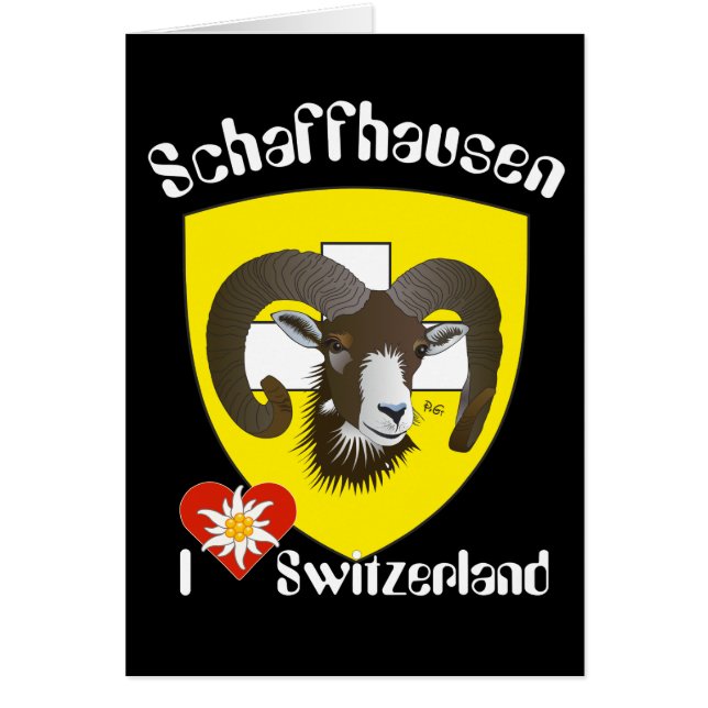 Cartão Schaffhausen Schweiz Suisse Svizzera Grusskarte (Frente)