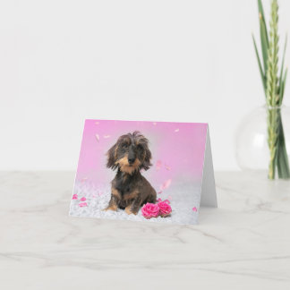 Cartão Schattige Teckel Kaart