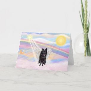 Cartão Schipperke Angel