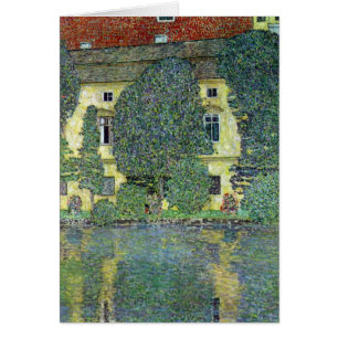 Cartão Schloss Kammer am Attersee III de Gustav Klimt