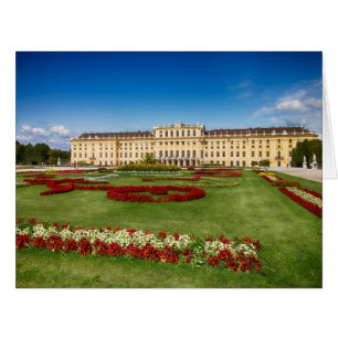 Cartão Schloss Schoenbrunn Viena Áustria