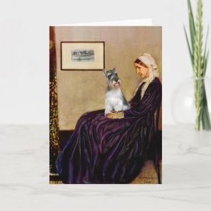 Cartão Schnauzer 11N - Mãe do Assobiador