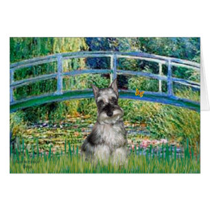 Cartão Schnauzer 1 - Ponte