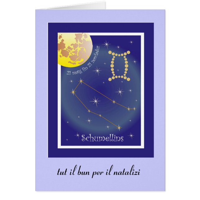 Cartão Schumellins 21 matg fin 21 zercladur Karte (Frente)