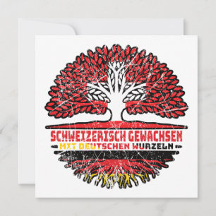 Cartão Schweiz Schweizer Deutsch Alemanha Baum Wurzel