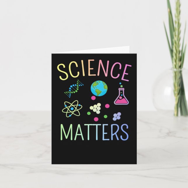 Cartão Science S - Engraçado Pun Sticker (Frente)