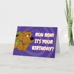 Cartão Scooby-Doo Assustado