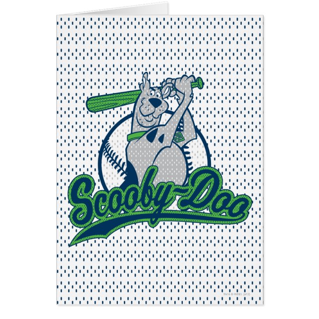 Cartão Scooby-Doo Baseball Logo (Frente)