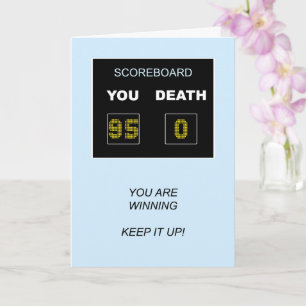 Cartão Scoreboard 95th Birthday
