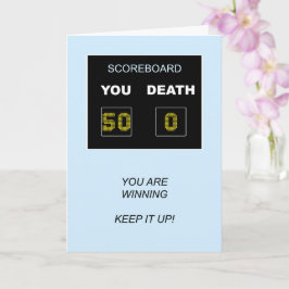 Cartão Scoreboard de 50º aniversário