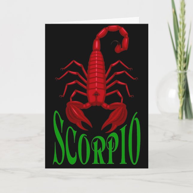 Cartão Scorpio (Frente)