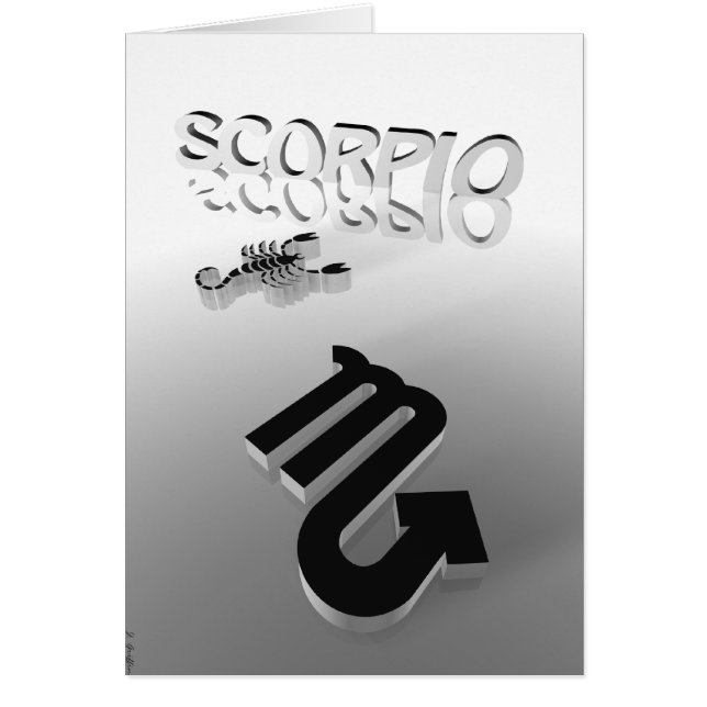 Cartão scorpio (Frente)