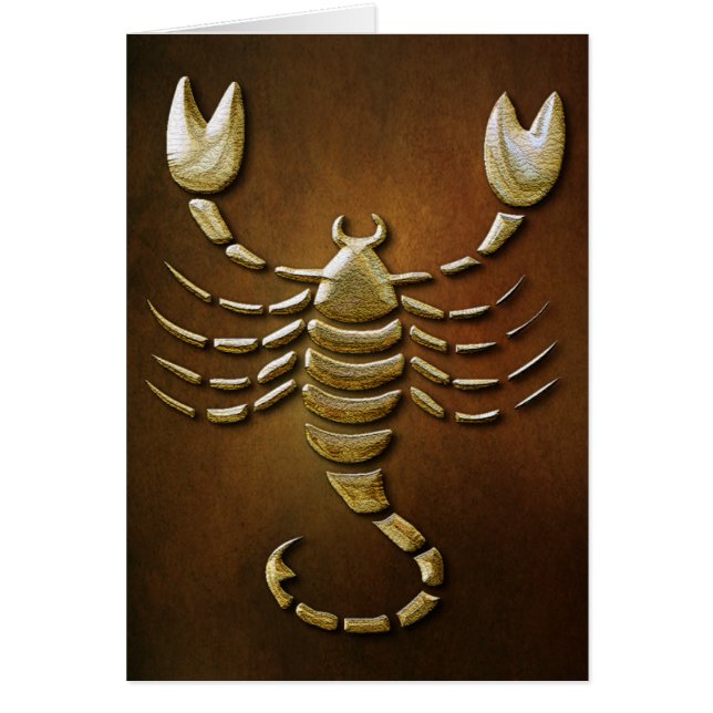 Cartão Scorpio Out 23 - 22 de novembro (Frente)