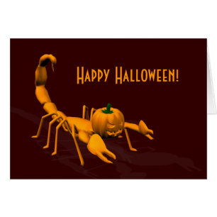 Cartão Scorpion Laranja