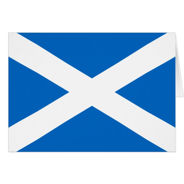 Cartão Scotland Flag Freedom (Frente Horizontal)