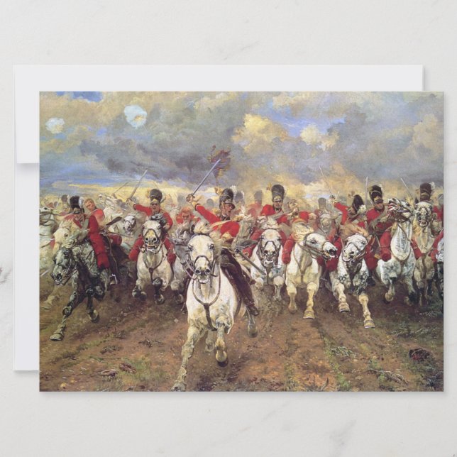 Cartão Scotland For Ever (Cavaleiros Oficiais) (Militar) (Frente)