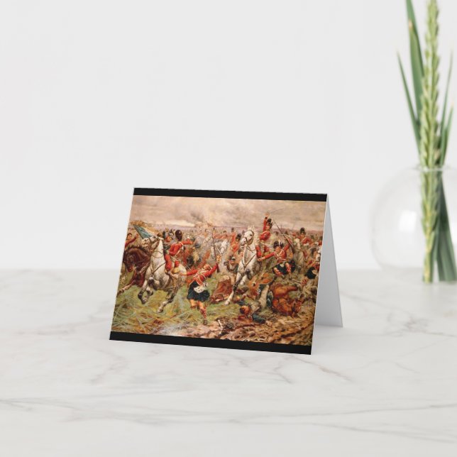 Cartão Scots Greys (Frente)