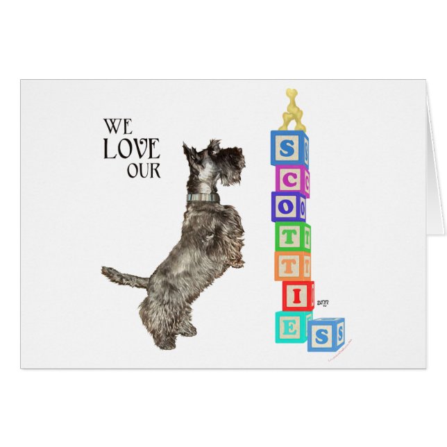 Cartão Scottie Encontra Prêmio (Frente Horizontal)