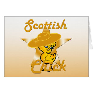 Cartão Scottish Chick #10