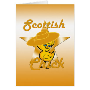 Cartão Scottish Chick #10