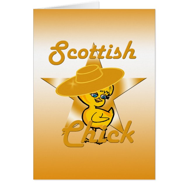 Cartão Scottish Chick #10 (Frente)