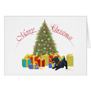 Cartão Scottish Terrier Christmas