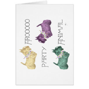 Cartão Scottish Terrier Party