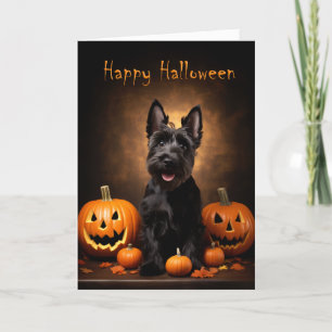 Cartão Scotty Dog Halloween
