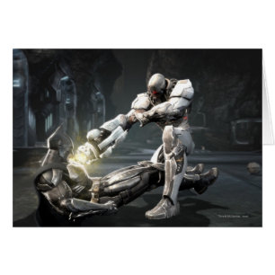 Cartão Screenshot: Batman contra o Cyborg