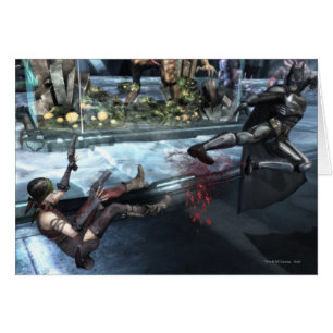 Cartão Screenshot: Harley contra Batman